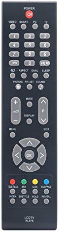 ALLIMITY RL57S Fernbedienung Ersetzen für Sharp LCD TV LC-26SB25S LC-32SB25 LC-32SB25E LC-32SB55E LC-32SH25 LC-37CB25S LC-42SB55 LC-42SB55E LC-42SB55RU LC-42SB55S LCDTV-RL57S