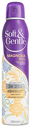 Soft & Gentle Magnolia Hug Anti-Perspirant Deodorant Spray, 250ml