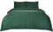 Brentfords Plain Dye Duvet Cover Quilt Pillowcase Microfiber Bedding Set - Forest Green, King