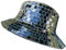 Bucket Hat, Glitter Disco Fischerhut, Discokugel Hüte für DJ, Bucket Hat Cap mit Glitzer Pailletten für Club