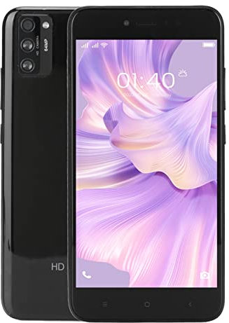 Smartphone Sbloccato, Telefono Cellulare HD da 5,5 Pollici, 2 GB Rom 16 GB per Cellulare Android, Doppia Scheda 4G LTE Dual Standby Cellulare Ultra Sottile(Nero)