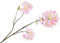 Silk-ka Kunstblume-Seidenblume-Blütenzweig Seide Rosa 70 cm
