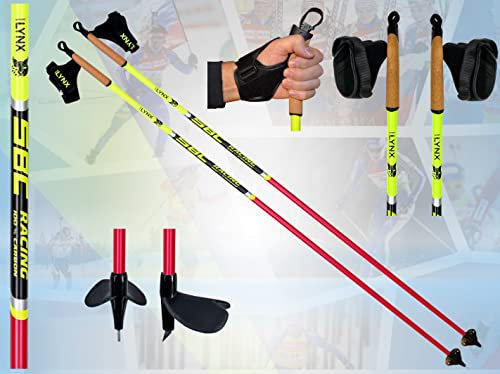 Sportlynx Racing extrem leichte 100% Carbon Langlaufstöcke Skating Stöcke Skistöcke (165)