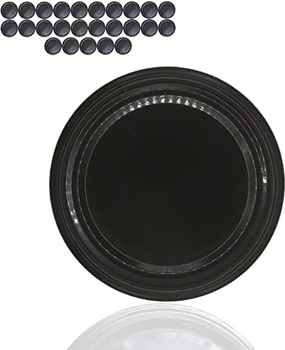 XILMARK (30x) Deckel für Schraubgläser Ø63, Deckel Marmeladengläser, Metalldeckel Glasgefäße, Schraubdeckel Gläser, Twist Off Deckel, Konservendosen Deckel, Flaschendeckel, Ersatzdeckel für Gläser