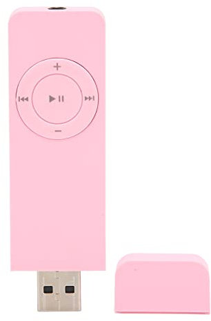Mini Lettore MP3, Lettore Musicale Senza Perdita di Dati, Supporta L'espansione della Scheda di Memoria Fino a 64 GB, per Walkman, Studenti, Corsa, Viaggi (Rosa)