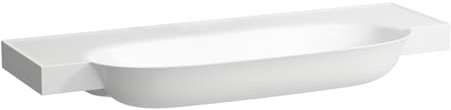 Laufen The New Classic Waschtisch, unterbaufähig, ohne Überlauf, ohne Hahnloch, 1200x480mm, H813858, Farbe: weiss matt