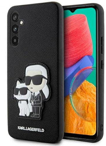Karl Lagerfeld KLHCA54SANKCPK Hülle für A54 5G A546 hardcase Schwarz Saffiano Karl & Choupette