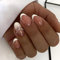 TMUT 24pcs French Tip False Nails Short Oval Stick on Nails White Edge Press on Nails with Rhinestones Removable Glue-on Nails Full Cover Fake Nails Women Girls Nail Art Accessories, Variety Pack