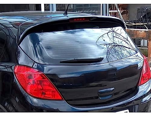 YHQKJ Auto Heckspoiler für Opel Corsa D 2006-2013, Heckflügel Kofferraumspoiler ABS Kofferraum Flügel Lippe Spoiler Dekoration Bodykits Zubehör