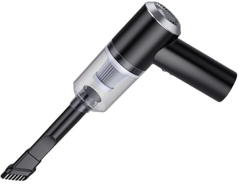 Generico Aspirapolvere-Portatile-auto-6500pa-Aspirabriciole-Senza-Fili-Potente Offerta, Mini Aspiratore Portatile Auto con USB Ricaricabile per Scale di Tappeti Pulizi