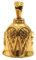 MOYOZZ Angel Wing Knight Bell Letters USA Motorrad Bike Riding Guardian Bell - Never Ride Faster Than Your Angel Can Fly, Gold, Medium