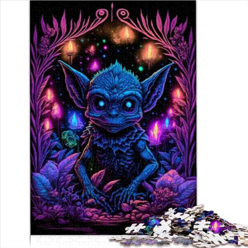 Puzzles für Erwachsene, 1000 Teile, Gremlin of The Woods, Puzzle für Erwachsene, Holzpuzzle, Spielzeug, Wanddekoration, 75x50cm