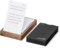 Calli® Edle To-Do Listen Halterung aus Walnussholz Starter Set [Patentiertes Design] Inkl. 50 Premium To-Do Karten in Geschenkbox - Mehr Fokus und Organisation(Starter Set - Weißer Walnuss)