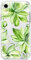 Berkin Arts Compatible with iPhone XR Case Clear TPU Cover Green Flower Floral Design Tasteful Botanical