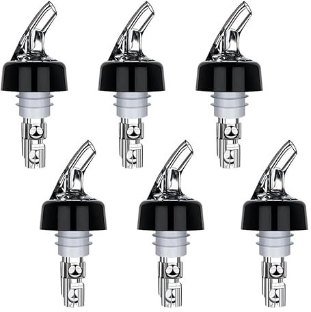 Uoimky Flaschenausgießer, 4cl Bottle Pour Spouts Auto-Pour Ausgießer Lecksicher Dosierhilfe Bottle Pourers Dispenser für Wine Cocktail Home Bar Getränke Wein Cocktailspende