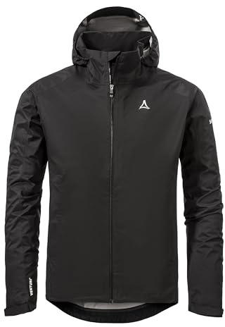 Schöffel Herren 2.5L Jacket Tarvis M, leichte Fahrradjacke mit 2-Wege-Stretch, multifunktionale, wasserdichte Regenjacke mit integrierter Pack-Away Tasche, atmungsaktiv