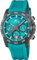 Lotus Montre pour Homme 18974/4 Chrono Boîtier en Fibre de Carbone Noir Bracelet en Caoutchouc Bleu