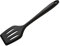 Wiltshire Mini Silicone Slotted Turner, Flipping & Turning Tool, Fish Slice, Cooking & Serving Spatula, Heat-Resistant Utensil, Non-Stick, Non-Scratch, Midnight Black, 21x5.5x2cm