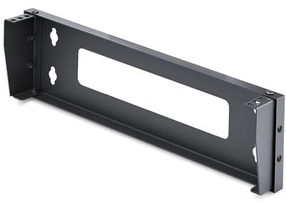 StarTech.com Staffa 1U 19 per Montaggio a Parete, Rack Verticale per Patch Panel/Server/NAS/Switch, Portata: 55kg