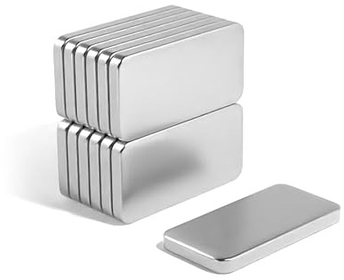 Magnet Store 16mm x 8mm x 2mm Neodymium Block Magnet N52 – Perfect for DIY, Woodworking, and Engineering Projects (100)