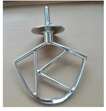 FHAJKTJB Machine à boues K en Acier Inoxydable, Compatible avec Kenwood, KMC510, KVC3100 et Autres modèles 4,6 L