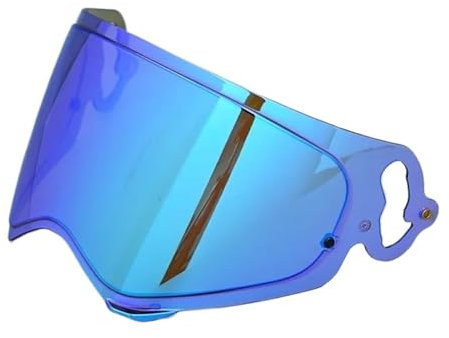 Lente Visiera Accessori Parabrezza Visiera per Casco da Motocicletta Lente in Vetro Mirino per AR&AI per TO&UR-X5 TX5 VAS A Max V Tour per CR&OS&S 5 XD-5(Dark Blue)