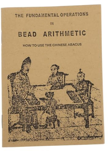 Yardwe tutoriel sur le boulier chinois boulier manuel anglais manuel d'instructions du boulier livre boulier version anglaise manuel de boulier anglais Papier