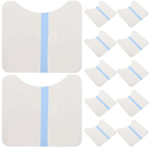 ERINGOGO 20 Stück Transparente Selbstklebende Oberschenkel Lifting Tapes 16x15cm Hautstraffungs Pflaster für Beine Hüfte Atmungsaktiv Unsichtbar zur Straffung Festigung Schlaffer