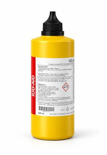 Iodopovidone IOD-AID 500ml - Reintegro Cassetta del pronto soccorso Fai da Te - Aggiorna in totale autonomia la tua cassetta medica.