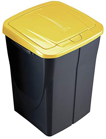 Mondex Müllsortierer 45 Liter mit gelbem Deckel