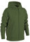 Urban Road Men’s Plain Fleece Zip Hoodie – Full Zip Hooded Sweatshirt with Pockets, 50/50 Cotton Polyester, Casual & Workwear, Regular & Plus Sizes Military Green