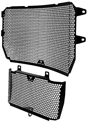 MT-10/SP Moto Radiatore Protezione e Griglia del raffreddatore dell'olio Set per YA&M-AHA MT10 FZ-10 MT 10 SP 2016-2019 2020 2021 2023 2024 2025 (Nero)