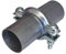 Universal Reparatur Flanschrohr 55mm Auspuff Flansch mit Schelle PSA