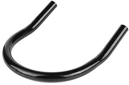 Für Cafe Racer Sitzbank - Motorrad Sitzbügel, Metall Motorrad Rücksitzrahmen Schlaufenbügel Halterung Diy Zubehör(230Mm-Gebogen)