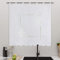 Dalina Textil - Cortina de Cocina Translúcido con Bordado, Cortina Media Altura para Cocina, Comedor, Marco de Puerta 1 Pieza de 150x220cm