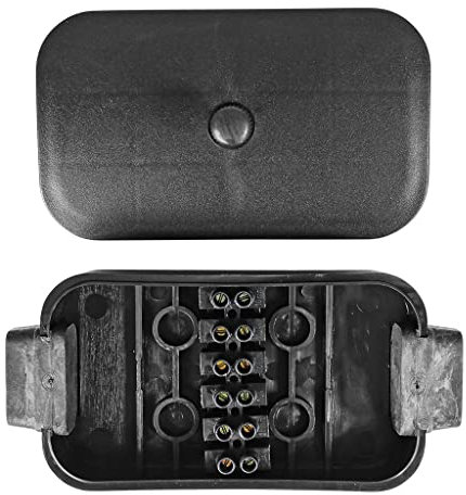 OROK - Boite de dérivation, boîtier raccordement remorque - 6 connexions - Branchement normalisé pour socle 13 broches - Pour remorque, camping-car ou caravane - Dimensions: 145 x 75 x 30 mm - Étanche
