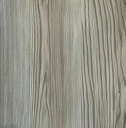 Grey Wood Effect Tiles Self Adhesive Square Sticky Vinyl Tile Flooring 30.5cm x 30.5cm x 0.9cm (5 Tiles (5 Sqft))