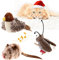PETGEEK GiGwi Chirping Bird Cat Toys 3 Pcs- Melody Chaser Realistic Plush Cat Toys for Indoor Cats- Hangable Design Best Gift for Birthday, Thanksgiving, Christmas, New Year