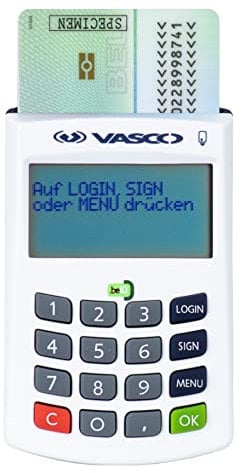 HeiTrade - Digipass 870 für .beID/Belgisches eID Signatur-Verfahren/Digitale Unterschrift