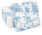 100 Stück blaue Blumen-Cocktail-Servietten, Gästehandtücher, Einweg-Handtücher für Badezimmer, blaue Papierservietten für Braut- und Babyparty, Geburtstagsparty,12.7 cm ausgefallene Papierservietten