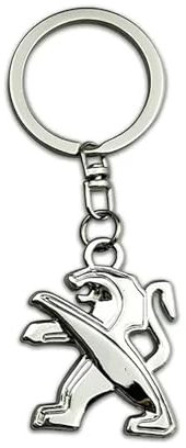 CALUU Porte Clef Voiture, pour Peugeot 508 407 2008 206 301 208 307 308 207 3008 4008 5008 Porte clés Mode Hommes et Femmes Voiture Accessoires,A-A