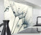 timalo Herd Spritzschutz Wand Spüle, Küche Küchenrückwand Glasoptik | Acryl Glas 2mm | Glasrückwand Acrylglas Küchenpaneele Küchenspiegel | 160x50cm Löwenzahn Regen Pusteblumen