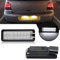 BHZNGD Kennzeichenbeleuchtung, 2 Stück fehlerfreie 6000 K Xenon-Weiß-Kennzeichenleuchte, kompatibel mit Seat Altea Exeo Ibiza Leon für V/W G/olf 4/5/6/7 P/assat B7 B8 CC N/ew B/eetle P/olo