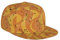 Oudrspo Baseball Cap Flat BillHat Verstellbare Krempe Trucker Mützen - Orange Geometrisch Atomic Modern Midcentury