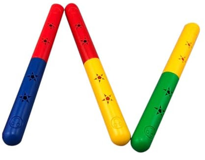 UKCOCO 3 Stück Rennstaffel Kinderstaffel Gymnastik Staffellaufstock Lieferungen für Staffelläufe sportgeräte für sportgeräte lauflernwagen Racing-Wettkampfstock Relaisstab