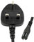 Lite-am 2m UK Mains AC Wall Power Cable 2 Prong Lead C7 Figure 8 Cord For Marshall Acton 3 Speaker