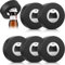 Remingtape 6 Stück Eishockey-Puck-Flaschenöffner, Bierflaschenöffner Aus Edelstahl, Hockey-Geschenke für Männer, Flaschenöffner