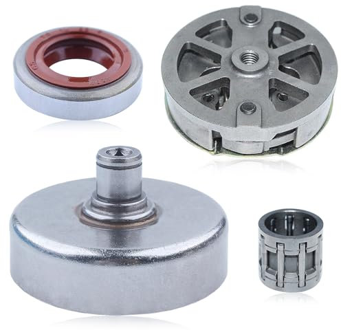 Mtanlo Kit de Embrague para Desbrozadora STIHL FS120, FS200, FS250, FS300, FS350, FS400, FS450, FS480 y FR450 Embrague con Placa Pasiva y Aguja de Pistón Reemplazo para 4128-160-2001