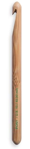 Pony Bamboo Crochet Hooks, Multi-Colour, 10mm