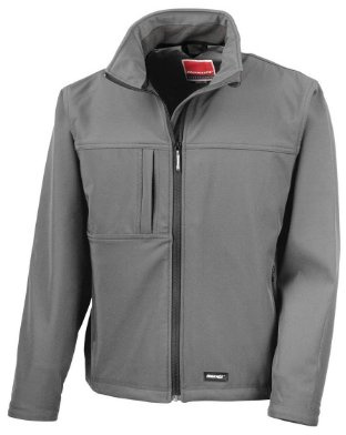 Result Herren Classic Softshell-Jacke (XL) (Grau)